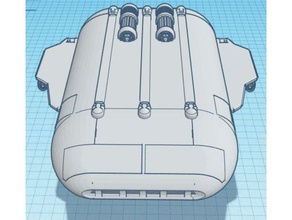 futuro veículo 2b modelo duna vôo carro sci fi Ciência ficção scifi nave espacial 3d print model - Mito3D