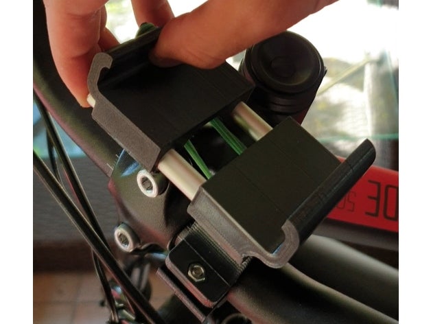 gleiten Telefon Halter Unterstützung Fahrräder Fahrrad montieren Berg 3D print model - Mito3D