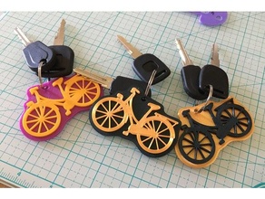 bike keychain background car ebike foreground tool 3d print model - Mito3D
