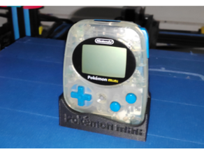 pokemon mini display stand gameboy 3d print model - Mito3D