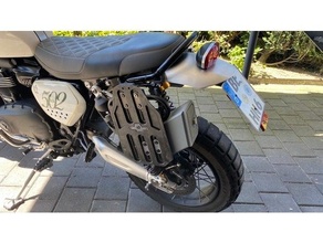 motociclo cassetta degli attrezzi moto scrambler utensili trionfo 3d print model - Mito3D