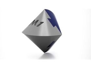 esfera impossível cauda andorinha m1 enigma 3d print model - Mito3D