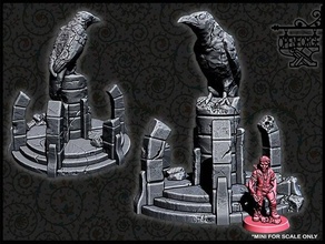 openforge - place power raven's perch dnd miniature pathfinder rpg tabletop terrain wargaming 3d print model - Mito3D