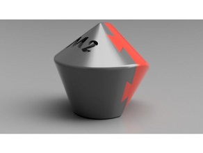 penticón imposible encajar m2 rompecabezas geometría 3d print model - Mito3D