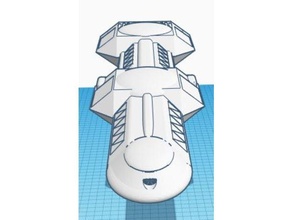 estrella emigrar cardassiano acorazado actualizado ds9 sci fi Ciencias ficción ciencia viajero 3d print model - Mito3D