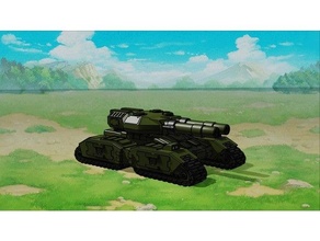 ciclope sci fi tanque 6mm jogos guerra 3d print model - Mito3D