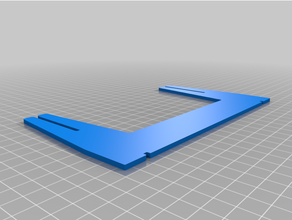 keyboard stand 2 boards 3d print model - Mito3D