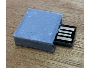 computa pranksta mouse jiggler case created freecad usb 3d print model - Mito3D
