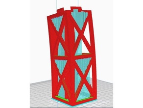 özel destekler Led köprü Lamba 3d print model - Mito3D