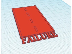 route échec 3d print model - Mito3D