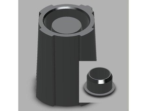 mixing board knob cap - small 3d print model - Mito3D