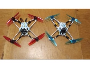 imprimable cure dent quadcopter drone Cadre 3d print model - Mito3D