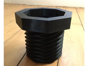 bolt cup screw 3d print model - Mito3D