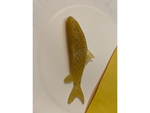 ventosa señuelo molde pez pescar plantilla aire libre suave plastico 3d print model - Mito3D
