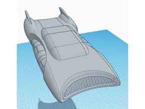 futuro vehículo 5a volador coche vehiculo sci fi Ciencias ficción ciencia 3d print model - Mito3D