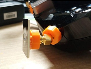gerändelt Griff fpv Antenne Brille Verbinder 3d print model - Mito3D