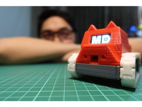 dest digital escrivaninha animal robô artificial intel fofa faça eletrônicos 3d print model - Mito3D