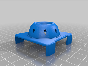 ender fan silencer remixed duct 3d print model - Mito3D