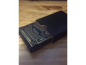Halter Unterstützung spielen Karten Box Deck Theorie 11 3d print model - Mito3D
