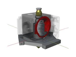fan duct heat sink flsun qq series cooling delta qq-s qqs heatsink cooler 3d print model - Mito3D