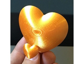heart-shaped shower cap hanger bathroom accessories keychain 3d print model - Mito3D