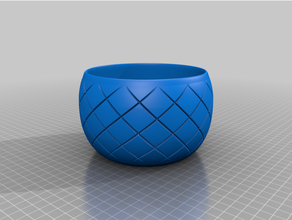 bowl - square dish 3d print model - Mito3D
