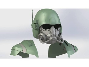 Tomber Vegas élite émeute équipement armure cosplay costume ranger 3d print model - Mito3D