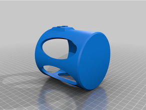 8020 profile sim rig cup holder 3d print model - Mito3D