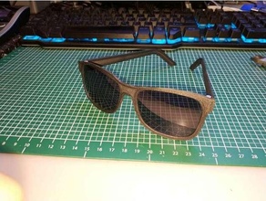 3d stampato occhiali sole polaroid per esempio d343 807 bicchieri 3d print model - Mito3D