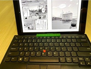 Thinkpad Trackpoint Tastatur ii Tablet amp Smart Telefon Stand Tablette Halter Unterstützung 3d print model - Mito3D