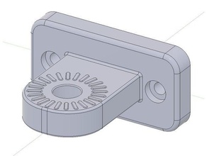 articulating raspberry pi camera mount - extrusion parallel tab 3d print model - Mito3D