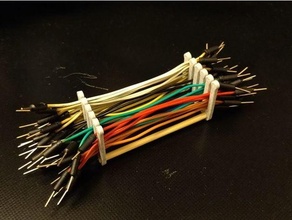 wires organizer bamboo sticks 3d print model - Mito3D