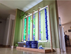 aquaponics tower garden gardening indoor 3d print model - Mito3D