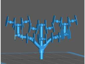 Corbata enjambre estrella guerras armada guerra Galaxias combatiente 3d print model - Mito3D