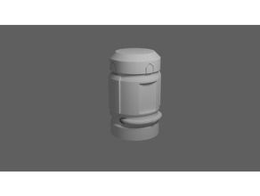 sci-fi barrel barrel sci-fi scifi 3d print model - Mito3D