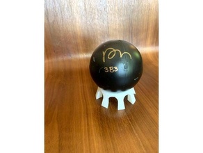 palla titolare supporto arco sfera In piedi 3d print model - Mito3D