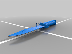 baionetta m9 contatore sciopero csgo coltello 3d print model - Mito3D