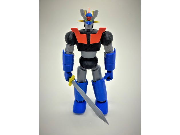 mazinger espada 3D print model - Mito3D