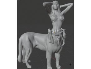 lamia wemic caster dungeon draghi 3d print model - Mito3D