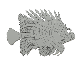 pesce leone 3d print model - Mito3D