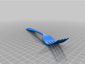 table fork 3d print model - Mito3D