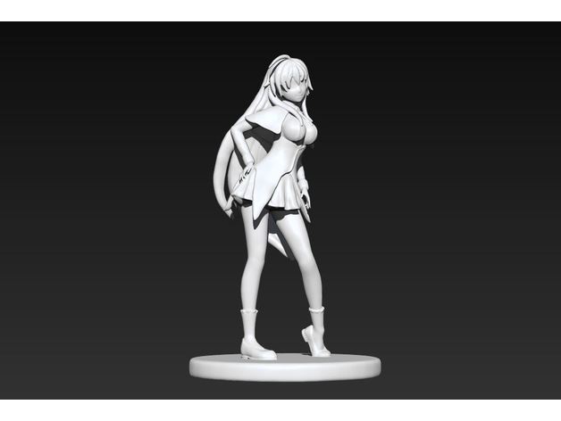 rias gremory figurilla anime figura niña lindo escuela secundaria dxd tv 3D print model - Mito3D