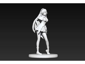 rias Gremory heykelcik anime şekil kız Şirin lise dxd tv 3d print model - Mito3D