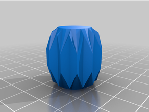 origami vaso 3d print model - Mito3D