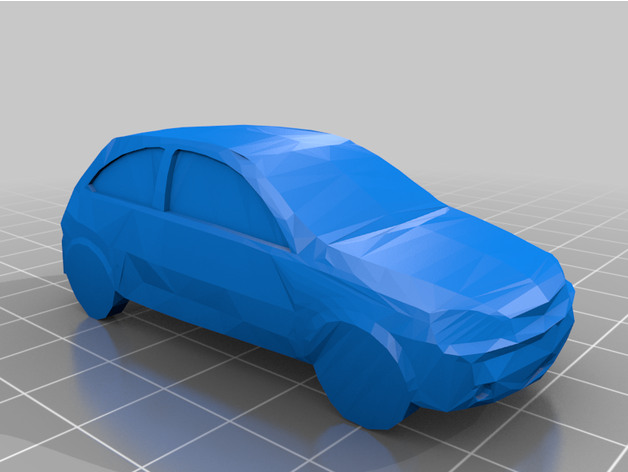 opel corsa macchina portachiavi 3D print model - Mito3D