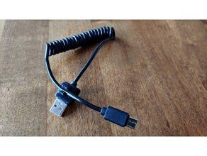 usb kabelhalter USB cavo staffa titolare supporto 3d print model - Mito3D
