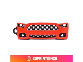 Ford mustang vi anahtar Zincir anahtarlık 3d print model - Mito3D