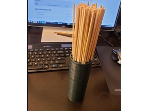bambou bâtons titulaire soutien brochettes bâton 3d print model - Mito3D