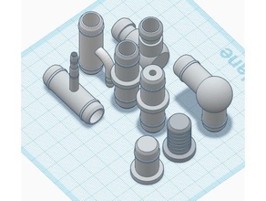 garden hose connectors plugs 3d print model - Mito3D