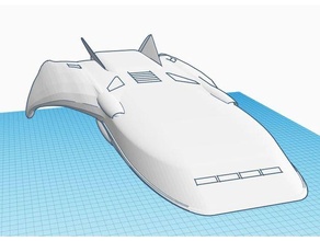 star scout medium range - model sci-fi science fiction scifi shuttle spaceship spaceships space ship starship starships 3d print model - Mito3D